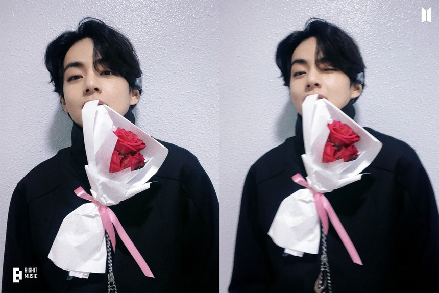 Big Hit tung ảnh cực phẩm mừng sinh nhật V BTS 27 tuổi - Ảnh 2.