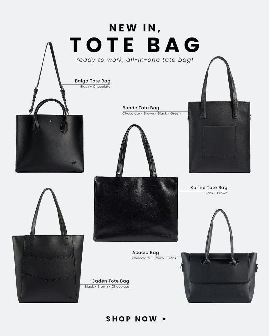 local brand bán túi xách công sở  - Ảnh 1.