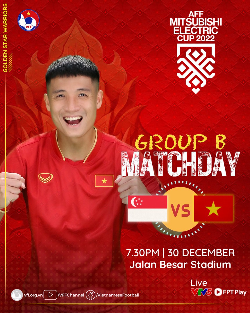 CẬP NHẬT Việt Nam vs Singapore: Thử thách trên sân cỏ nhân tạo (19h30, 30/12) - Ảnh 1.