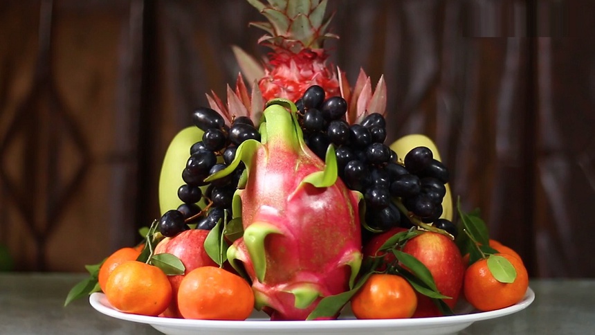 (Tin thứ 7) Cách bày mâm ngũ quả Tết Quý Mão 2023 cho năm mới thêm tài lộc - Ảnh 3.