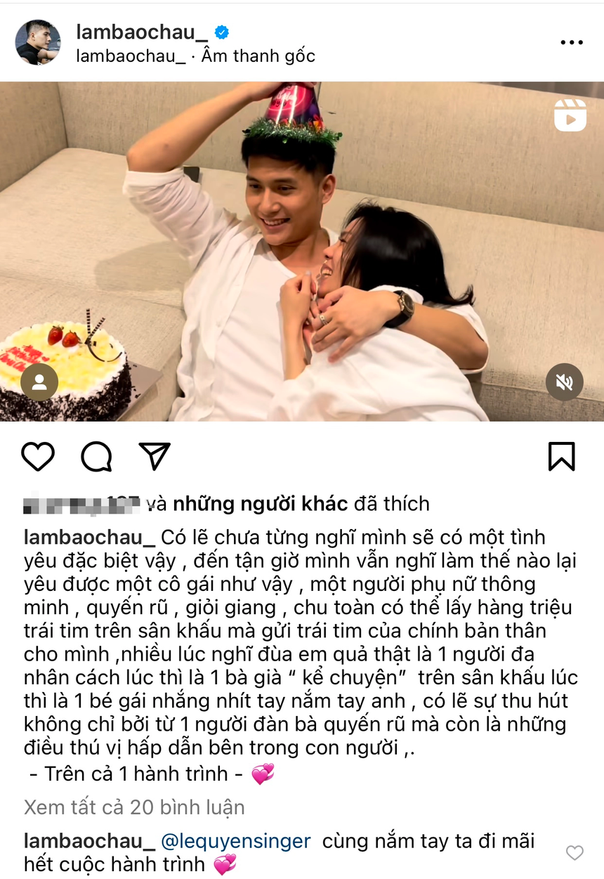 Kỷ niệm 3 năm yêu nhau, Lâm Bảo Châu gọi Lệ Quyên: Khi thì như bà già, khi lại như bé gái nhắng nhít - Ảnh 2.