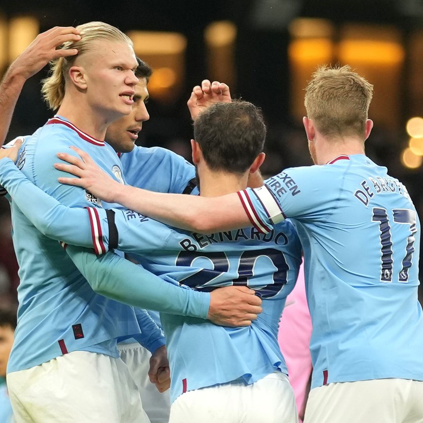 Kết quả bóng đá Man City 1-1 Everton: Man xanh đánh rơi điểm số đáng tiếc - Ảnh 1.