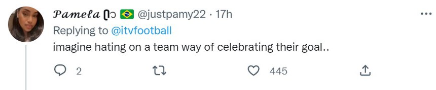 Thử tưởng tượng việc ghét một đội bóng chỉ vì cách ăn mừng của họ..