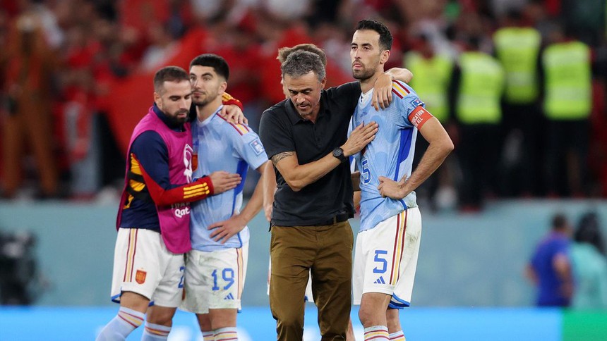 HLV Enrique nhận 'hoàn toàn trách nhiệm' về thất bại của Tây Ban Nha - Ảnh 3.