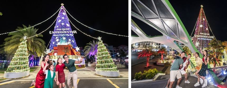 Vi vu Giáng sinh đảo ngọc, check-in cây thông độc đáo khổng lồ cao 23m - Ảnh 2. Vi vu Giáng sinh đảo ngọc, check-in cây thông độc đáo khổng lồ cao 23m - Ảnh 2.