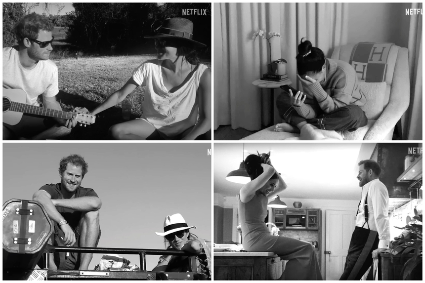 Vợ chồng vương tử Harry bị nghi "diễn sâu" ở phim riêng, loạt ảnh thân mật cũng là dàn dựng - Ảnh 2.