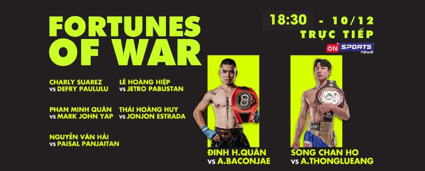 Fortunes of War: Càng lúc càng "nóng" với 3 trận tranh đai nhà nghề - Ảnh 1.