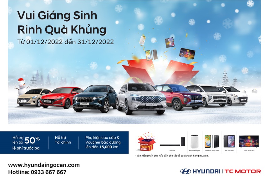 Hyundai Ngọc An triển khai tri ân khách hàng khi mua xe trong tháng 12 - Ảnh 1.