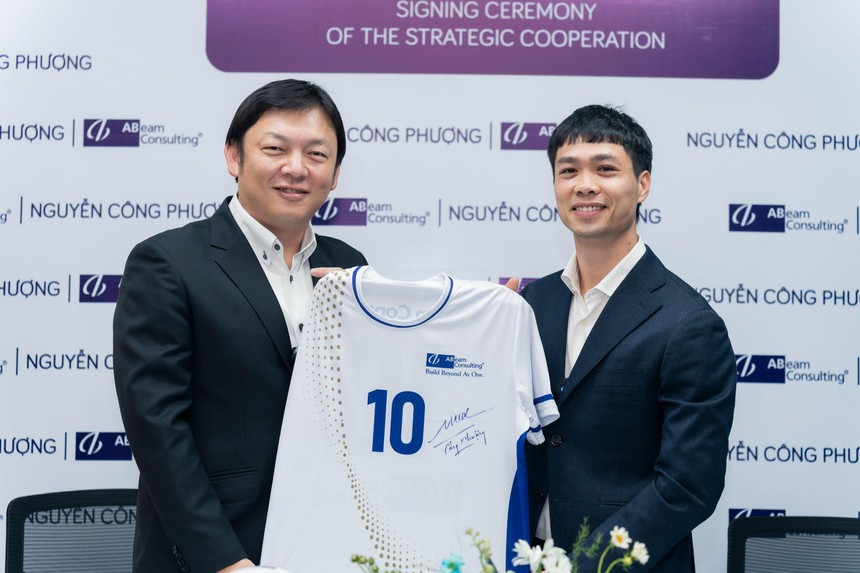 ABeam Việt Nam công bố Đại sứ thương hiệu 2023: Cầu thủ Nguyễn Công Phượng - Ảnh 4. ABeam Việt Nam công bố Đại sứ thương hiệu 2023: Cầu thủ Nguyễn Công Phượng - Ảnh 4.