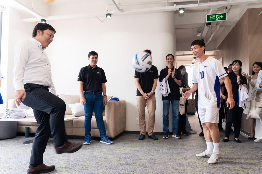 ABeam Việt Nam công bố Đại sứ thương hiệu 2023: Cầu thủ Nguyễn Công Phượng - Ảnh 5. ABeam Việt Nam công bố Đại sứ thương hiệu 2023: Cầu thủ Nguyễn Công Phượng - Ảnh 5.