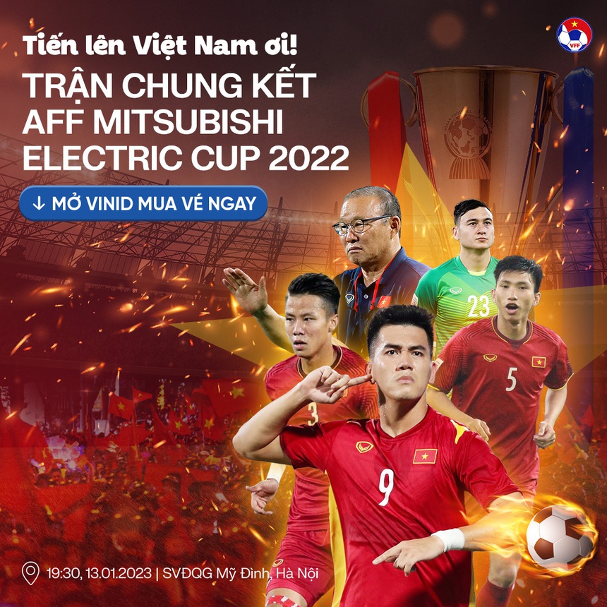 Hết vé online xem đội tuyển Việt Nam tại chung kết AFF Cup 2022 - Ảnh 1. Hết vé online xem đội tuyển Việt Nam tại chung kết AFF Cup 2022 - Ảnh 1.