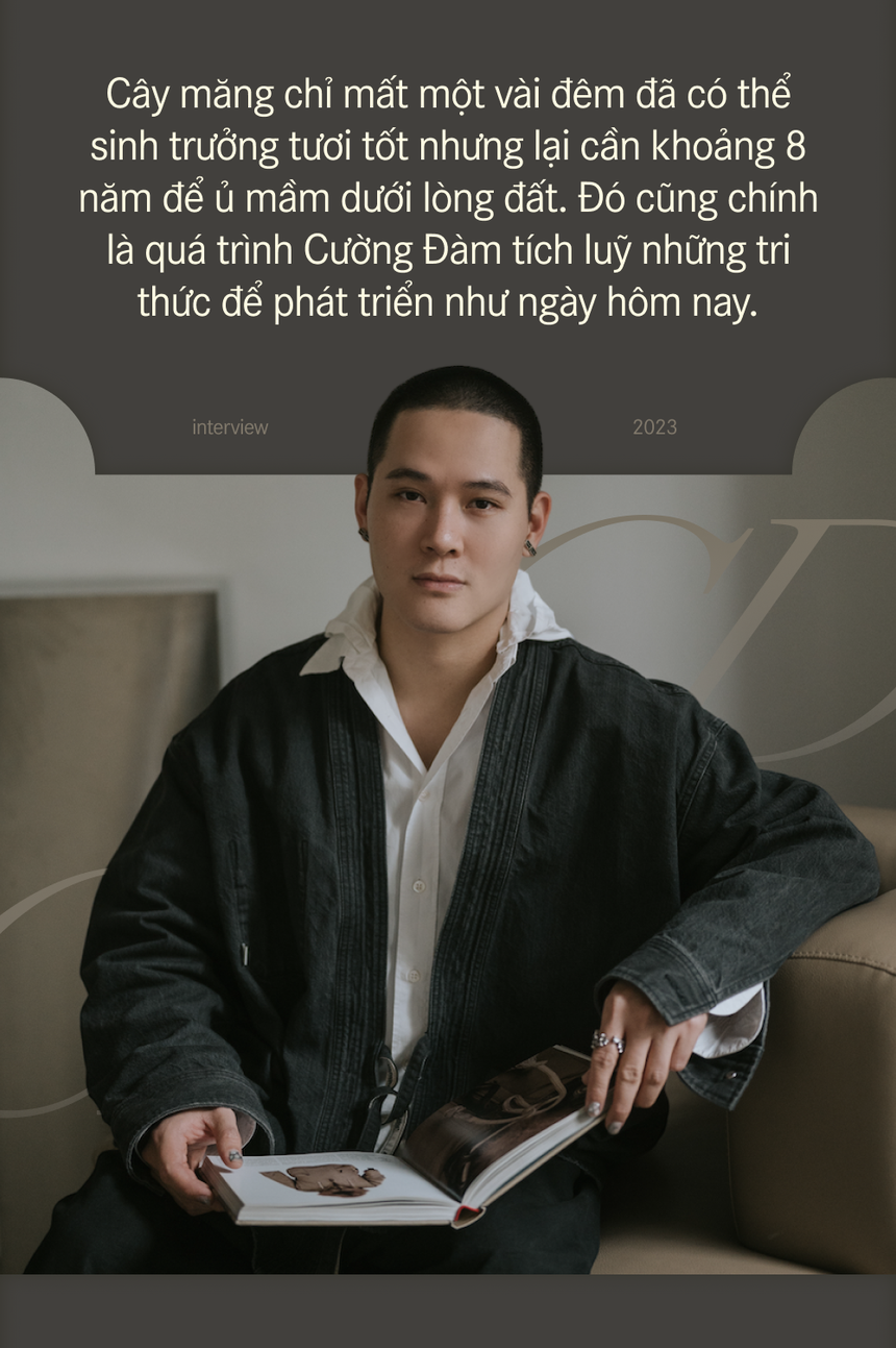 Cường Đàm - NTK hướng nội bị Gen Z chinh phục, kể hết về cái duyên với Hà Hồ cùng tâm sức dành cho thời trang bền vững - Ảnh 2.