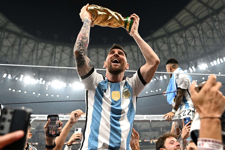 Lionel Messi vô địch thế giới: Ngọn lửa với cội nguồn - Ảnh 1. Lionel Messi vô địch thế giới: Ngọn lửa với cội nguồn - Ảnh 1.
