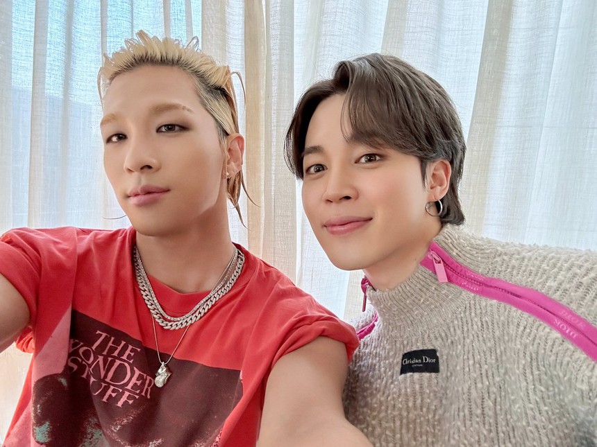 Taeyang (BIGBANG) chia sẻ màn kết hợp giữa với Jimin (BTS) là ý tưởng của Teddy, khẳng định: “Huyền thoại cạnh huyền thoại!" - Ảnh 1.