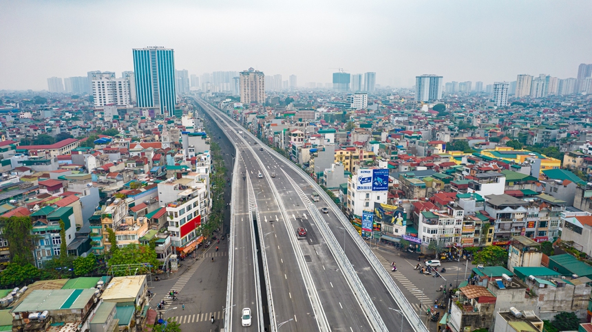 Vành đai 2 sau khi thông xe: Thêm bảng điện tử như nước ngoài, tốn gần 1 phút chỉ để đi 100 mét ở nút giao cuối - Ảnh 14.