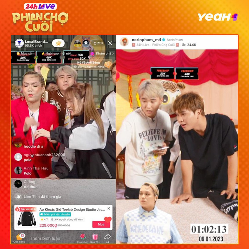 Hot TikToker 21 tuổi gây ấn tượng khi bán hơn 2000 chiếc áo chưa đầy 1 phút trong 24h Live Phiên Chợ Cuối - Ảnh 2. Hot TikToker 21 tuổi gây ấn tượng khi bán hơn 2000 chiếc áo chưa đầy 1 phút trong 24h Live Phiên Chợ Cuối - Ảnh 2.