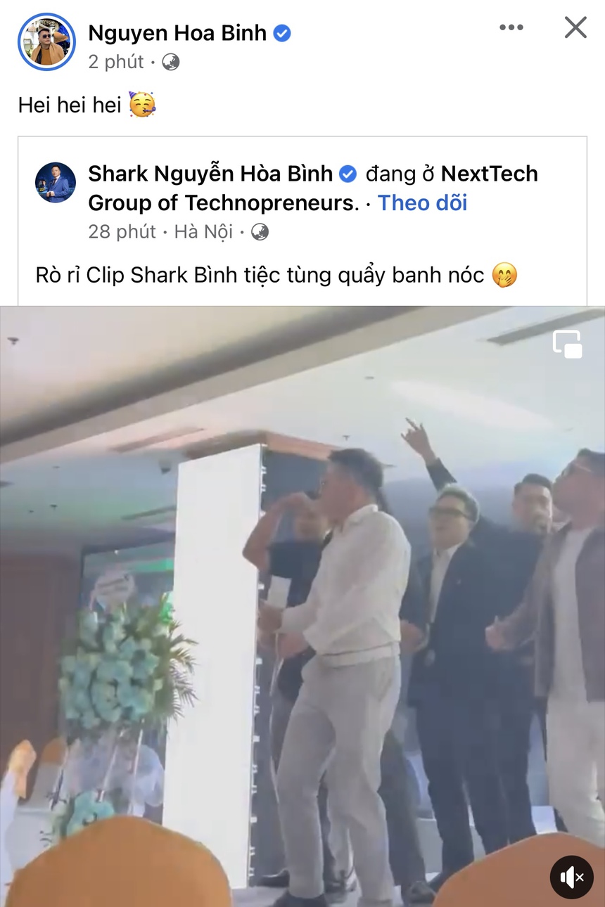 Shark Bình quẩy cực sung trong tiệc cuối năm, lộ diện thêm một nhân vật đặc biệt - Ảnh 1.
