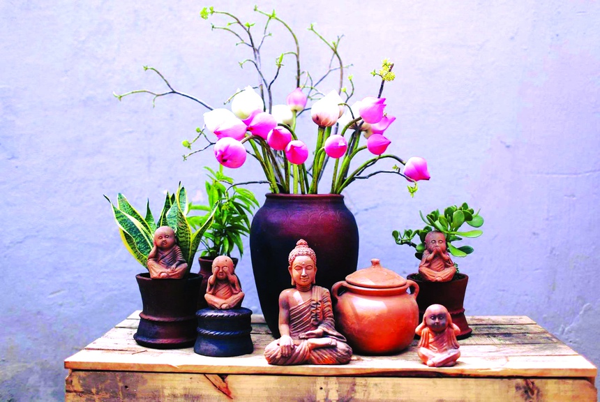 Gốm Chăm truyền thống lên mạng - Ảnh 2.