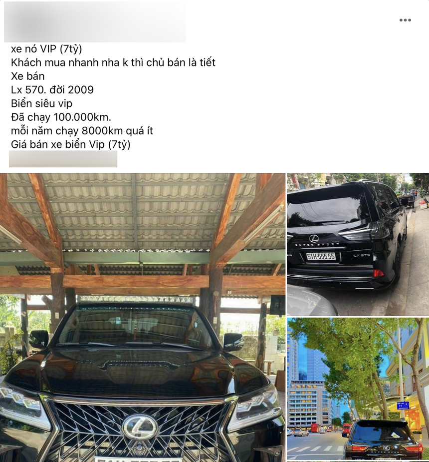 Chạy 100.000km, Lexus LX 570 15 năm tuổi vẫn bán giá 7 tỷ nhờ vào biển số ‘khủng’ - Ảnh 1. Chạy 100.000km, Lexus LX 570 15 năm tuổi vẫn bán giá 7 tỷ nhờ vào biển số ‘khủng’ - Ảnh 1.