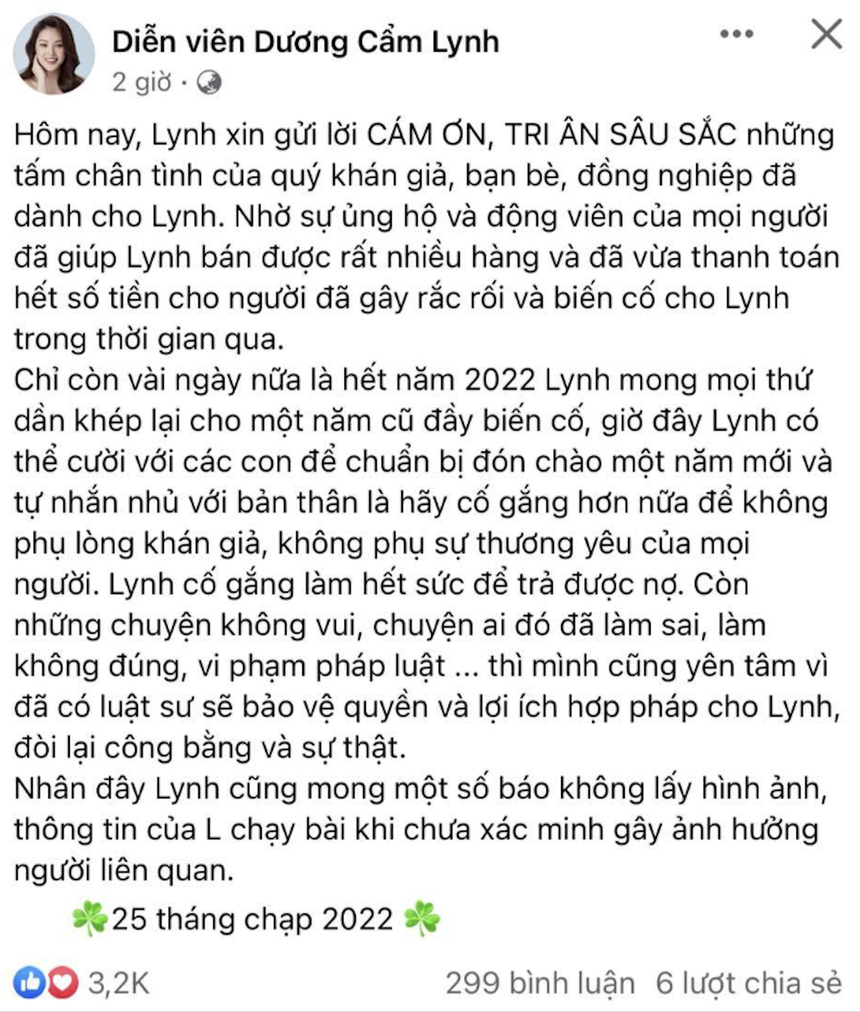 Dương Cẩm Lynh có chia sẻ bất ngờ về ồn ào bị đòi nợ - Ảnh 2.