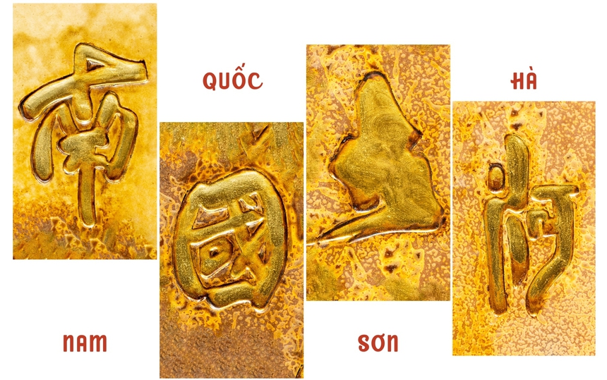 'Nam quốc sơn hà' - bức thư pháp gốm lưu giữ hào khí nước Việt - Ảnh 2. 'Nam quốc sơn hà' - bức thư pháp gốm lưu giữ hào khí nước Việt - Ảnh 2.