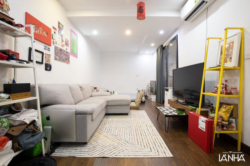 Nhà tập thể cũ 46 m2 chứa quá nhiều đồ, cửa các phòng chồng chéo nhau, vợ nhiều lần thốt lên "không thể chịu đựng được": KTS đưa ra giải pháp gì? - Ảnh 2.