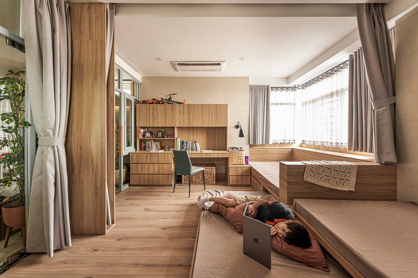 (21/1) Mua căn hộ 143 m2 không ưng ý, vợ chồng Sài Gòn đập hết vách ngăn, trồng cây xanh khắp các phòng, không mua TV để giáo dục con  - Ảnh 11.