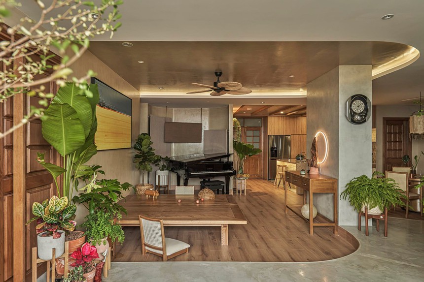 (21/1) Mua căn hộ 143 m2 không ưng ý, vợ chồng Sài Gòn đập hết vách ngăn, trồng cây xanh khắp các phòng, không mua TV để giáo dục con  - Ảnh 5.