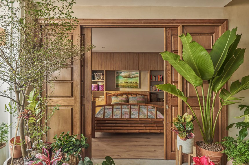 (21/1) Mua căn hộ 143 m2 không ưng ý, vợ chồng Sài Gòn đập hết vách ngăn, trồng cây xanh khắp các phòng, không mua TV để giáo dục con  - Ảnh 8.