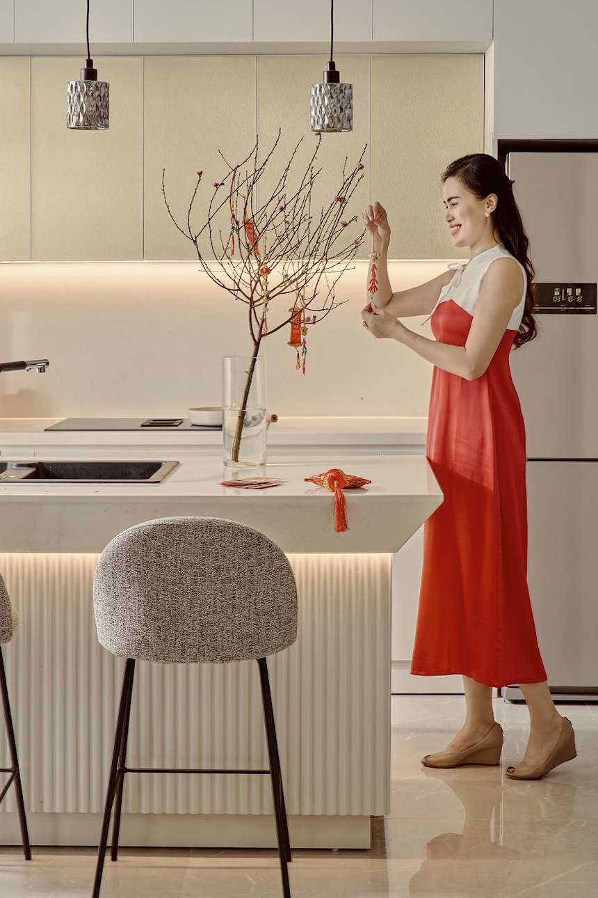 CEO xinh đẹp mách bí quyết trang trí nhà cửa để đón Tết thêm trọn vẹn  - Ảnh 1.