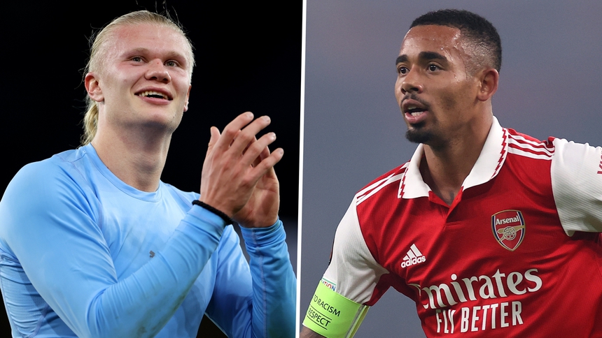 Erling Haaland là phương án thay thế cực kỳ chất lượng trên hàng công Man City sau khi Gabriel Jesus chuyển tới Arsenal