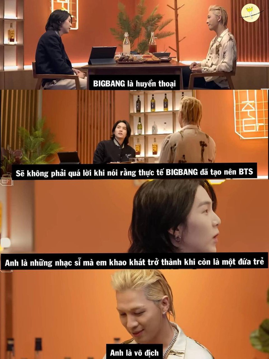 Suga: "Không quá lời khi nói BIGBANG đã tạo ra BTS!" - Ảnh 3. Suga: "Không quá lời khi nói BIGBANG đã tạo ra BTS!" - Ảnh 3.