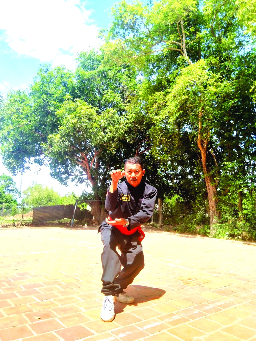 'Mèo thiêng rửa mặt' - nét độc đáo trong võ thuật Việt! - Ảnh 1.