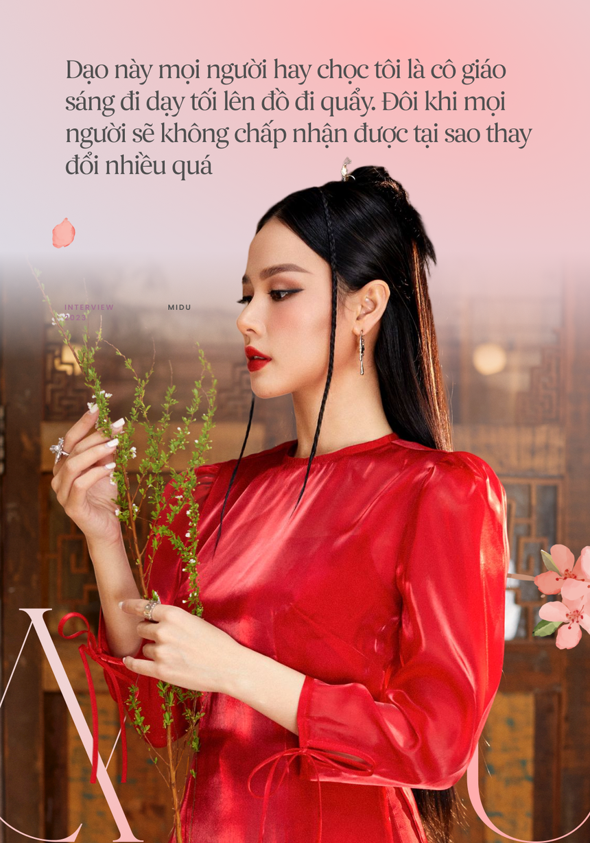 Midu: 'Dạo này mọi người hay chọc tôi là cô giáo sáng đi dạy tối lên đồ đi quẩy' - Ảnh 4. Midu: 'Dạo này mọi người hay chọc tôi là cô giáo sáng đi dạy tối lên đồ đi quẩy' - Ảnh 4.