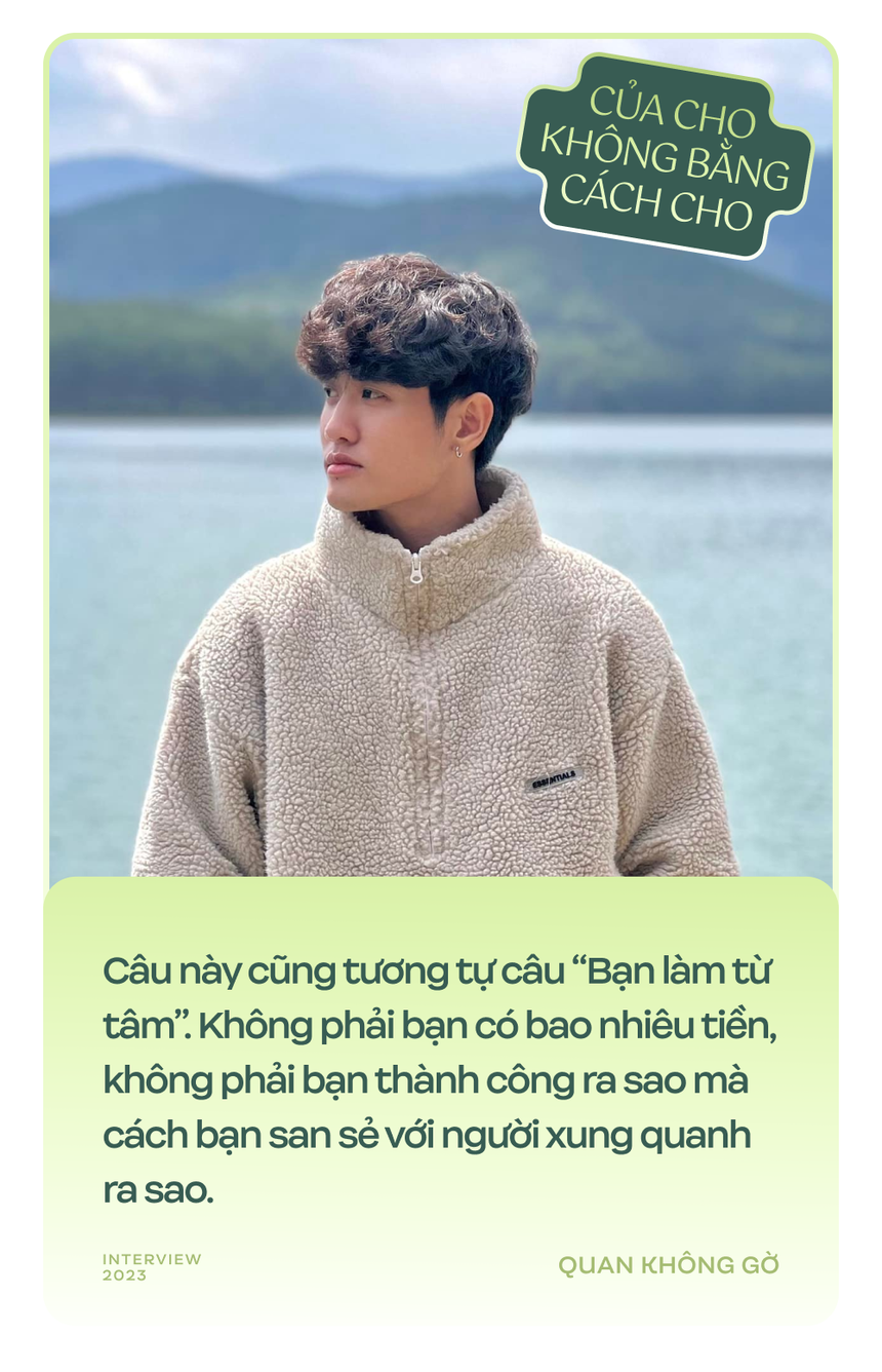 Gặp gỡ Quan Không Gờ - An Đen - Vĩnh Thích Ăn Ngon ngày cuối năm: Của cho là vật chất nhưng cách cho thì phải xuất phát từ "tâm" - Ảnh 5.