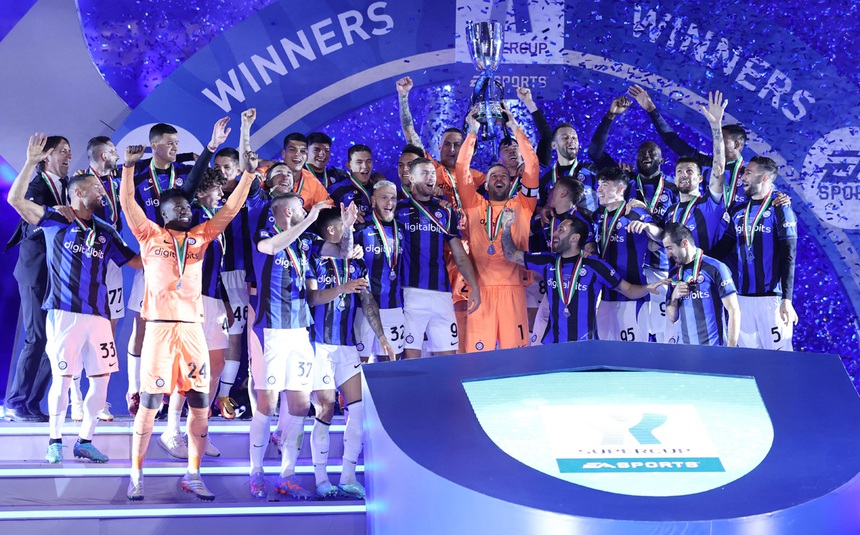 Kết quả bóng đá AC Milan 0-3 Inter Milan: Siêu cúp Ý dành cho Inter - Ảnh 3.