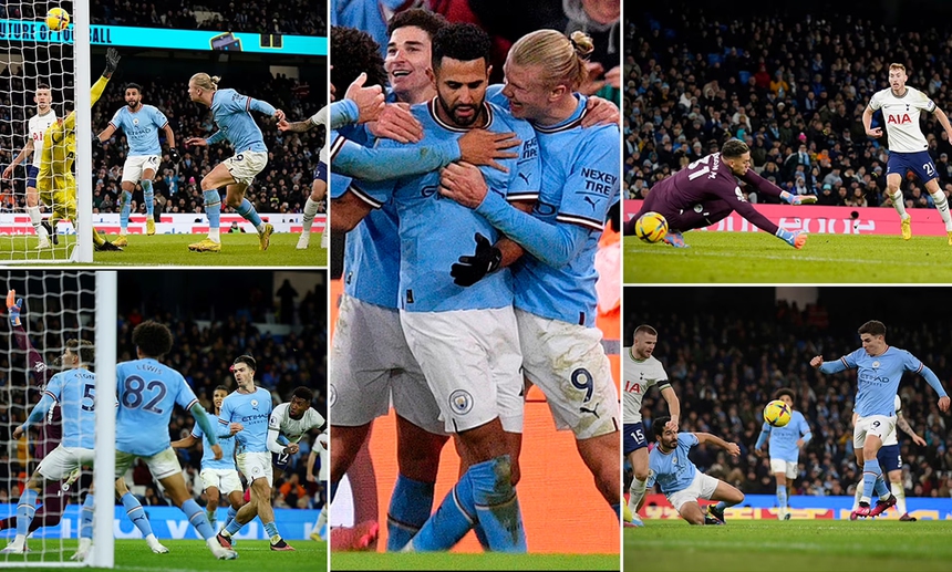 Man City 4-2 Tottenham: Ngược dòng ấn tượng - Ảnh 2. Man City 4-2 Tottenham: Ngược dòng ấn tượng - Ảnh 2.