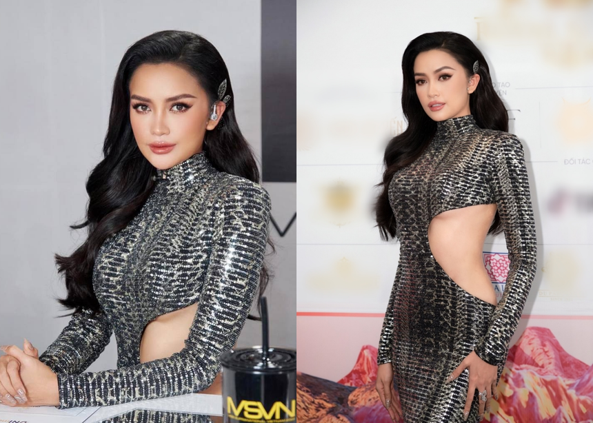 Đụng hàng Hoa hậu Ngọc Châu, 'Trứng rán' Thanh Tâm bị netizen bóc mẽ 1 chi tiết - Ảnh 3.