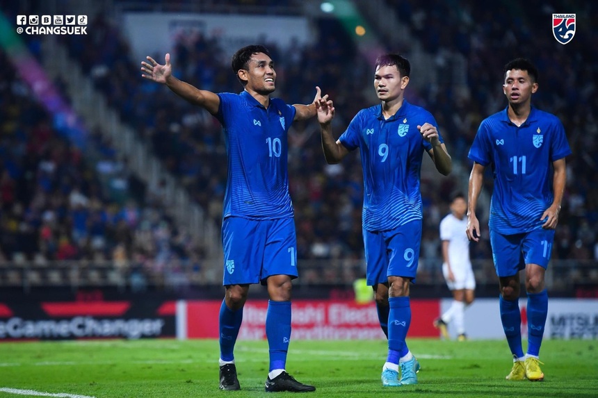 Kết quả bóng đá Thái Lan 3-1 Campuchia: Căng thẳng đến phút cuối - Ảnh 1.
