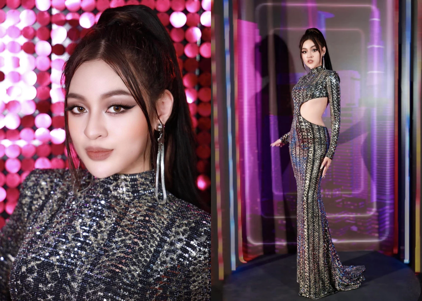 Đụng hàng Hoa hậu Ngọc Châu, 'Trứng rán' Thanh Tâm bị netizen bóc mẽ 1 chi tiết - Ảnh 1.