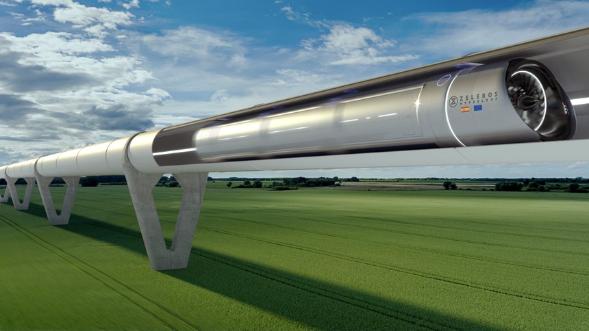 Trung Quốc lần đầu thử nghiệm thành công tàu siêu tốc Hyperloop, "bay trên mặt đất" với tốc độ 1000km/h - Ảnh 2. Trung Quốc lần đầu thử nghiệm thành công tàu siêu tốc Hyperloop, "bay trên mặt đất" với tốc độ 1000km/h - Ảnh 2.