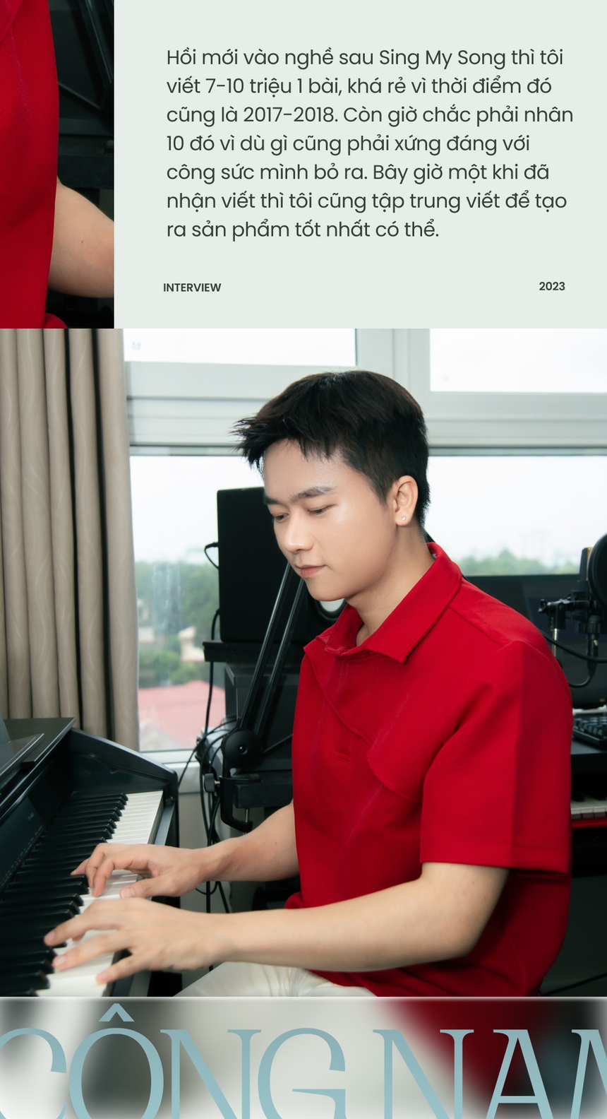 Bùi Công Nam: "Hồi mới vào nghề, cát-xê của tôi là 7-10 triệu cho 1 bài hát. Giờ đây con số đó gấp 10 lần..."  - Ảnh 9.