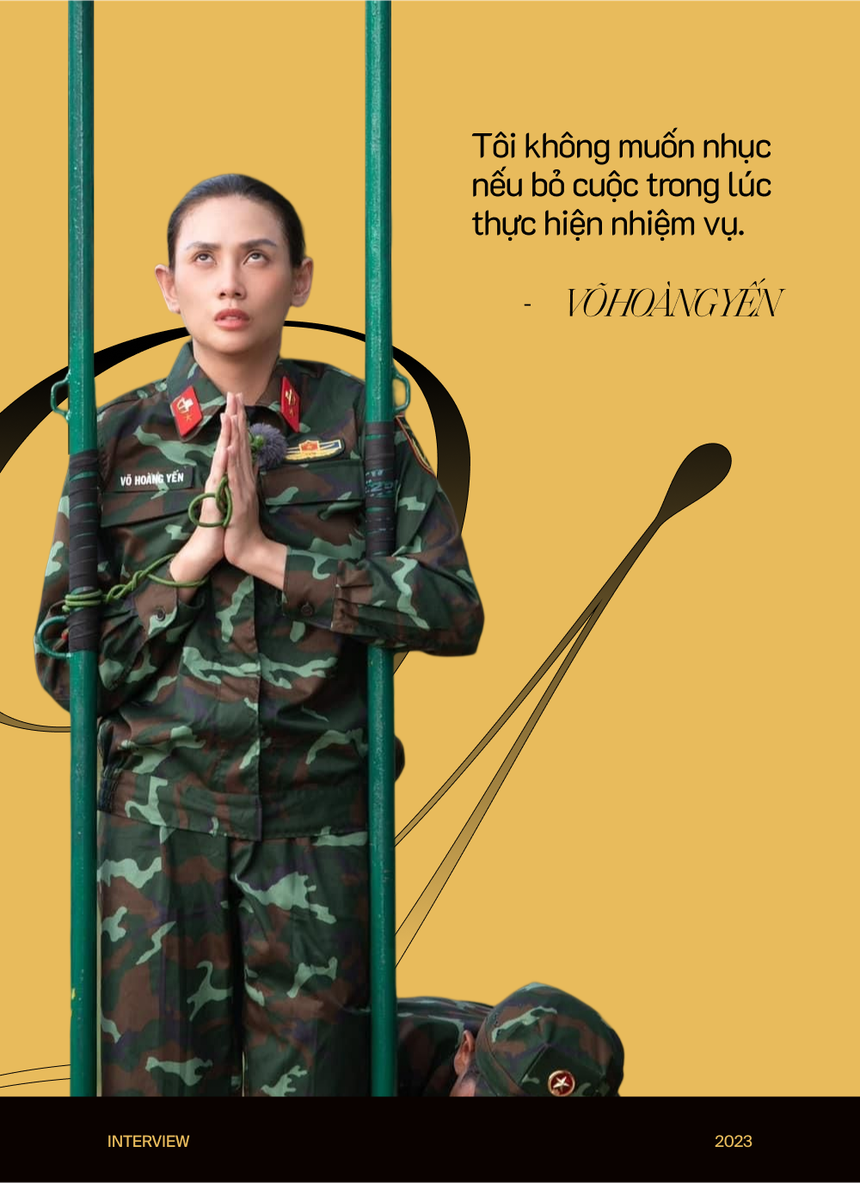 Võ Hoàng Yến: 'Ở 'Sao nhập ngũ', tôi khắc xuất, Võ Minh Sơn khắc nhập' - Ảnh 5. Võ Hoàng Yến: 'Ở 'Sao nhập ngũ', tôi khắc xuất, Võ Minh Sơn khắc nhập' - Ảnh 5.
