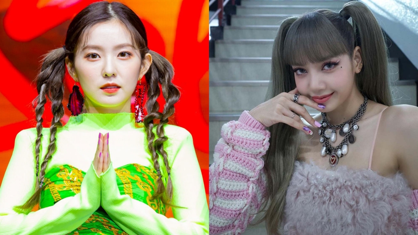 (Bài Tết) So kè những lần Blackpink và các sao nữ để tóc hai bên - Ảnh 1.