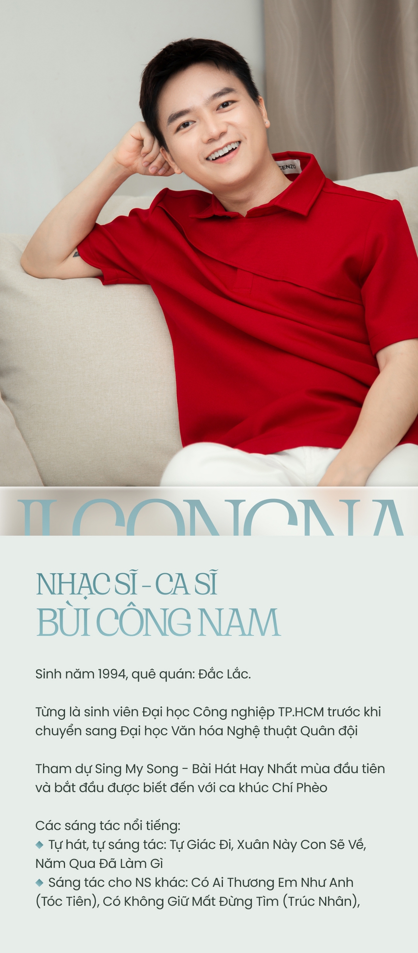 Bùi Công Nam: "Hồi mới vào nghề, cát-xê của tôi là 7-10 triệu cho 1 bài hát. Giờ đây con số đó gấp 10 lần..."  - Ảnh 1.