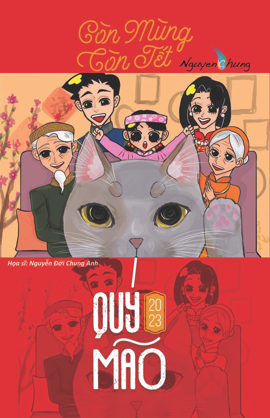 'Tết sum họp' đầy ý nghĩa của 'họa sĩ nhí' Nguyễn Đới Chung Anh - Ảnh 7.