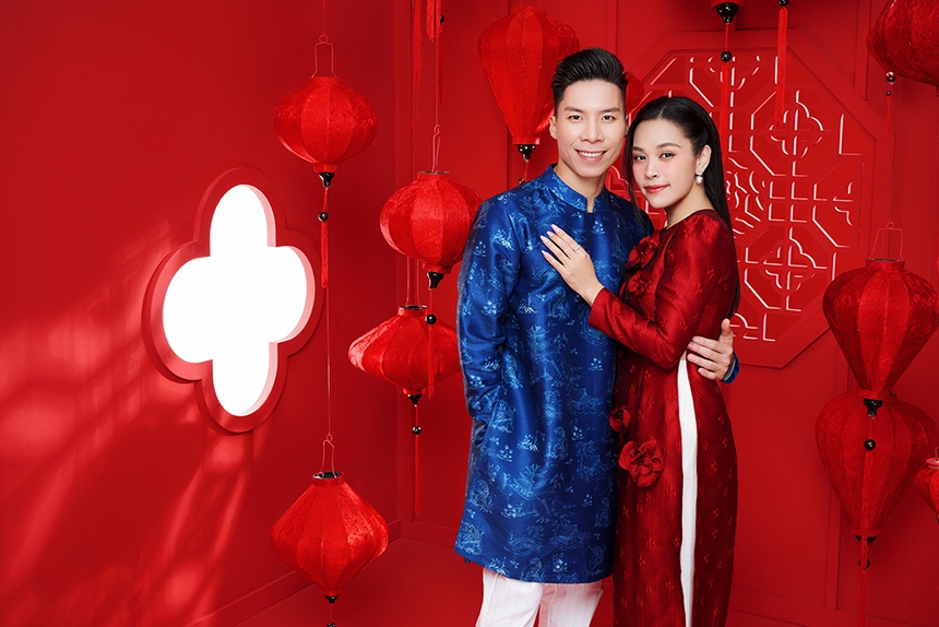 NSƯT Quốc Nghiệp tiết lộ sẽ làm đám cưới O Sen Ngọc Mai vào tháng 4, không phiền khi làm cái bóng của vợ - Ảnh 1. NSƯT Quốc Nghiệp tiết lộ sẽ làm đám cưới O Sen Ngọc Mai vào tháng 4