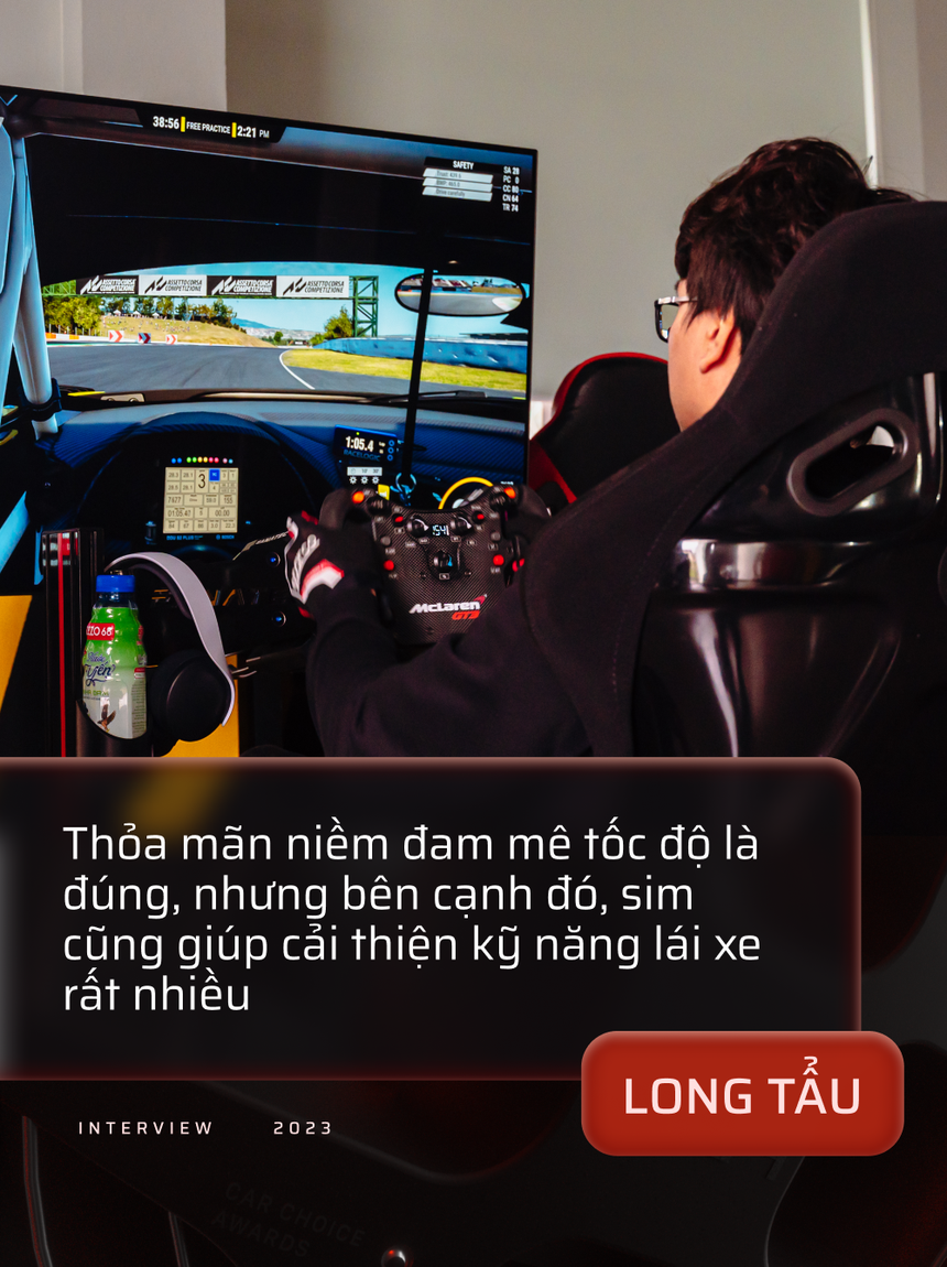 Long Tẩu - Anh thợ xe đưa trò điện tử thành môn luyện tay lái cho cả chủ xe Ferrari và Porsche - Ảnh 4.
