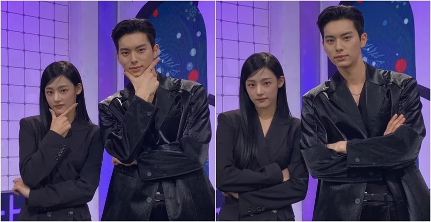 Làm MC Music Bank, Minji NewJeans được netizen khen ngợi - Ảnh 1.