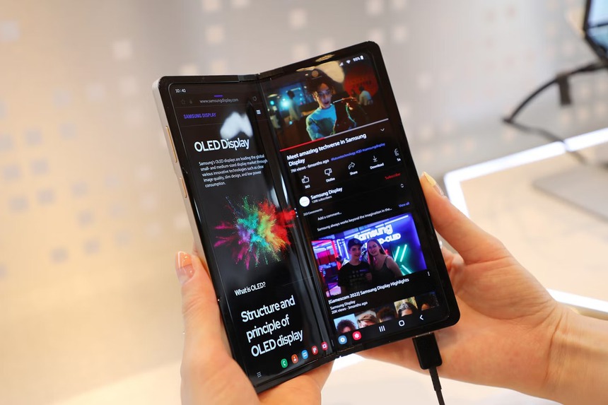 Bước đột phá của Samsung: Bản lề gập mới có thể xoay 360 độ - Ảnh 3. Bước đột phá của Samsung: Bản lề gập mới có thể xoay 360 độ - Ảnh 3.